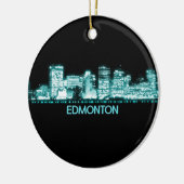 Edmonton Skyline Keramik Ornament (Links)