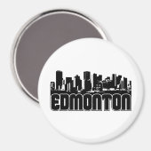 Edmonton Skyline Magnet (Vorderseite/Rückseite)