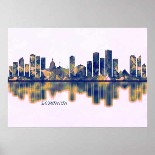 Edmonton Skyline Poster (Vorne)