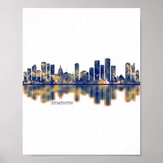 Edmonton Skyline Poster (Vorne)