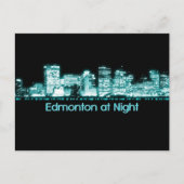 Edmonton Skyline Postkarte (Vorderseite)