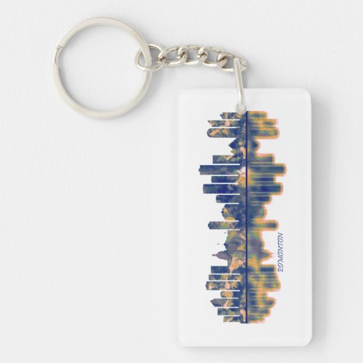 Edmonton Skyline Schlüsselanhänger (Vorderseite)