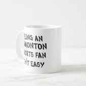 Edmonton-Sportfan, zu sein Kaffeetasse (Vorderseite Links)