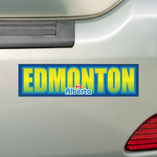 Edmonton-Stoßdämpfer Autoaufkleber (Auf Auto)