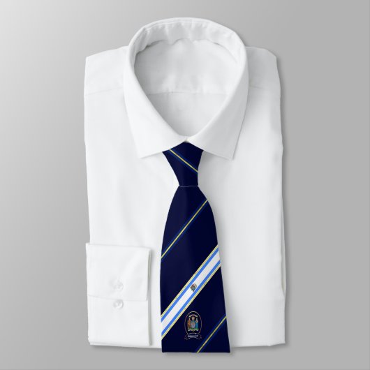 Edmonton Stripes-Flagge Krawatte (Gebunden)