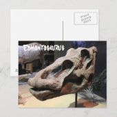 Edmontosaurus Postkarte (Vorne/Hinten)