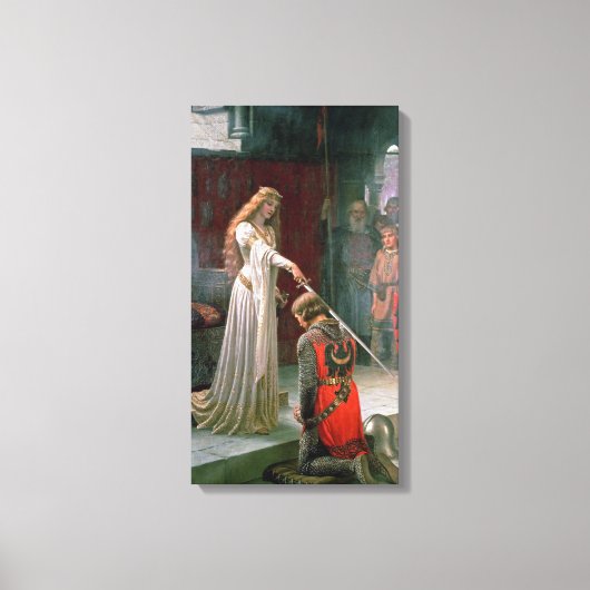 Edmund Blair Leighton Accolade Leinwanddruck (Vorderseite)