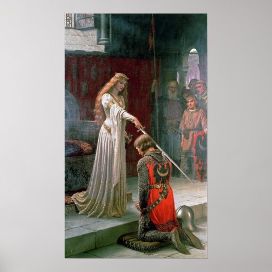 Edmund Blair Leighton Accolade Poster (Vorne)