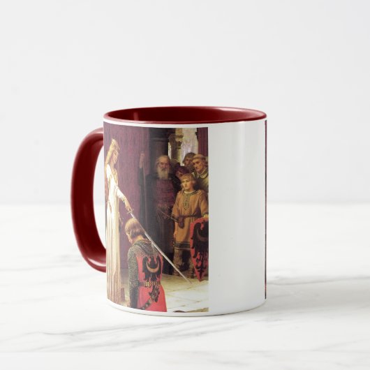 Edmund Blair Leighton: Die Akcolade-Tasse Tasse (Vorderseite Links)