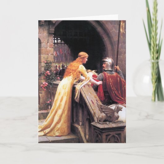 Edmund Blair Leighton - God Speed! ( 1900 ) Karte (Vorderseite)