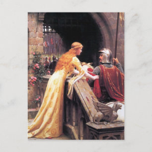 Edmund Blair Leighton - Gott befohlen! (1900) Postkarte