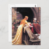 Edmund Blair Leighton - Gottes Geschwindigkeit! (1 Postkarte (Vorne/Hinten)