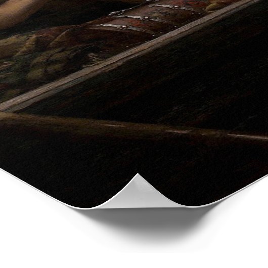 Edmund Blair Leighton - in der Zeit der Gefahr Poster (Ecke)