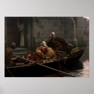 Edmund Blair Leighton - In Zeit der Gefahr Poster