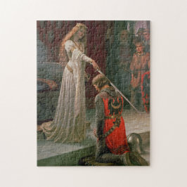 'Edmund Blair Leighton' Ritter und Lady Painting Puzzle