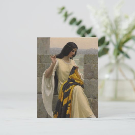 Edmund Blair Leighton Seamstress Postkarte (Stehend Vorderseite)