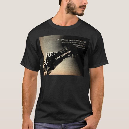 Edmund-Burg-Zitat T-Shirt (Vorderseite)