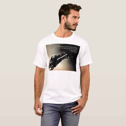 Edmund-Burg-Zitat T-Shirt (Vorne ganz)