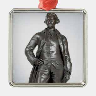 Edmund Burke (1729-97) 1865 (Bronze) Silbernes Ornament