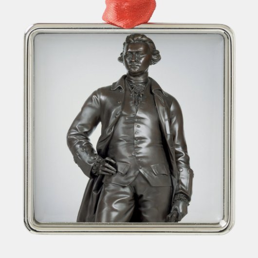 Edmund Burke (1729-97) 1865 (Bronze) Silbernes Ornament (Vorne)