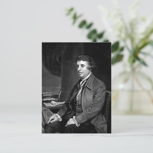 Edmund Burke Postkarte (Stehend Vorderseite)