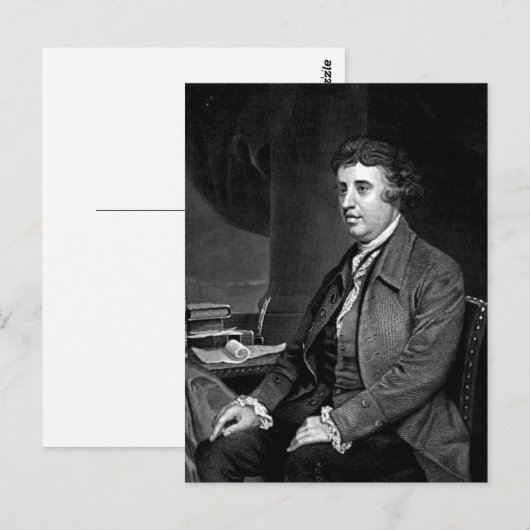 Edmund Burke Postkarte (Vorne/Hinten)