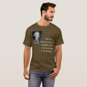 Edmund Burke "Triumph des schlechten" Shirts (Vorne ganz)