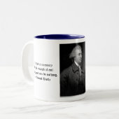 Edmund Burke Zweifarbige Tasse (Vorderseite Links)