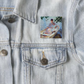 Edmund Charles Tarbell Mutter und Kind in einem Bo Button (Beispiel)