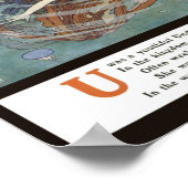 Edmund Dulac Alphabet Poster (Ecke)