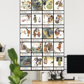 Edmund Dulac Alphabet Poster (Heimbüro)