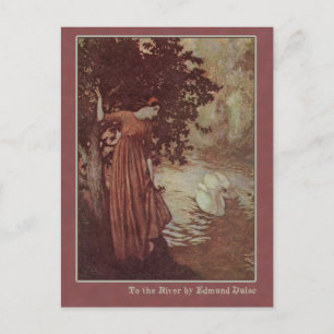 Edmund Dulac Illustrates Edgar Allan Poe Postkarte