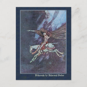 Edmund Dulac Illustrates Edgar Allan Poe Postkarte
