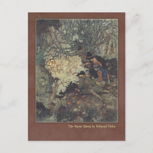 Edmund Dulac Illustration from The Snow Queen Postkarte (Vorderseite)