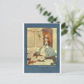 Edmund Dulac Illustration von der Schneekönigin Postkarte (Stehend Vorderseite)