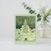 Edmund Dulac Illustration von der Schneekönigin Postkarte (Stehend Vorderseite)