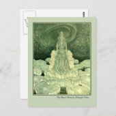 Edmund Dulac Illustration von der Schneekönigin Postkarte (Vorne/Hinten)