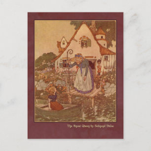 Edmund Dulac Illustration von der Schneekönigin Postkarte