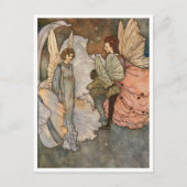 Edmund Dulac Vintag Fairy Greeting Postkarte (Vorderseite)