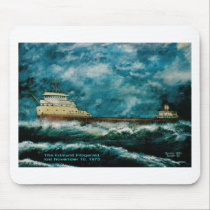 Edmund Fitsgerald 1996 mit Text Mousepad