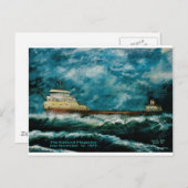 Edmund Fitsgerald 1996 mit Text Postkarte (Vorne/Hinten)