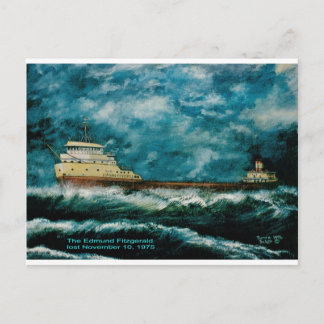 Edmund Fitsgerald 1996 mit Text Postkarte