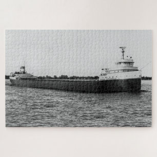 Edmund Fitzgerald auf dem St. Clair River Original Puzzle