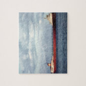 Edmund Fitzgerald auf dem St. Clair River Puzzle (Vertikal)