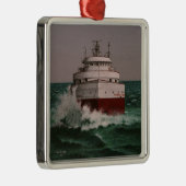 Edmund Fitzgerald by Tom Rock Ornament Aus Metall (Rechts)