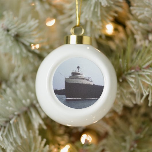 Edmund Fitzgerald Keramik Kugel-Ornament (Baum)
