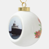 Edmund Fitzgerald Keramik Kugel-Ornament (Rechts)