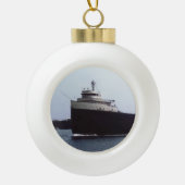 Edmund Fitzgerald Keramik Kugel-Ornament (Vorderseite)