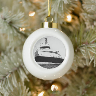 Edmund Fitzgerald Keramik Kugel-Ornament