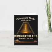 Edmund Fitzgerald, Remember The Fitz Great Lakes M Karte (Vorderseite)